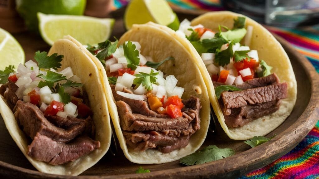Tacos de Lengua – Authentic, Tender, and Flavorful Recipe served on corn tortillas with fresh toppings