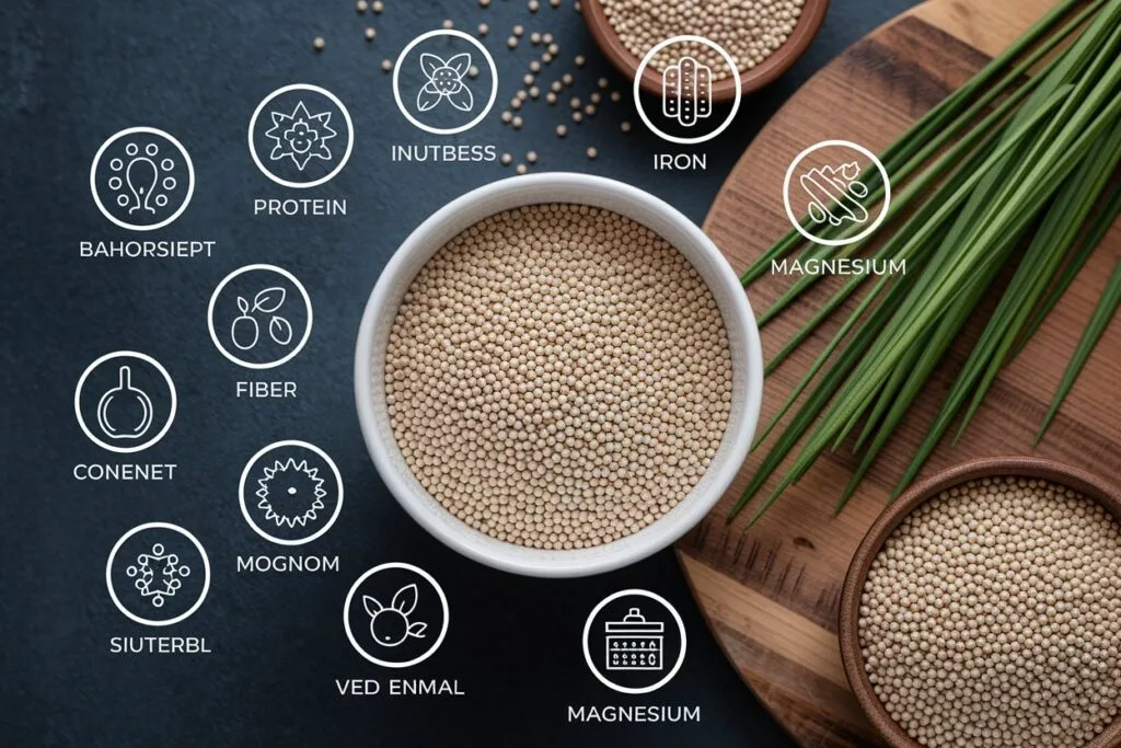 Nutritional benefits of quinoa.